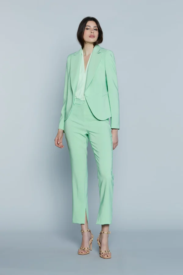 Pantalones pitillo con aberturas inferiores CISALINA