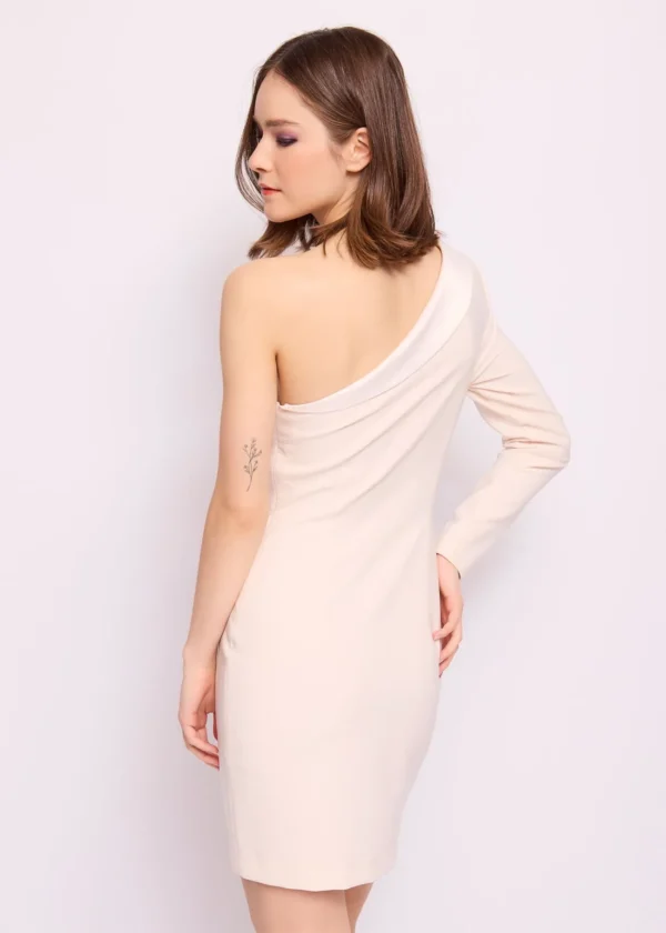 Minivestido blanco con botones T42 (38 spain) - Imagen 2