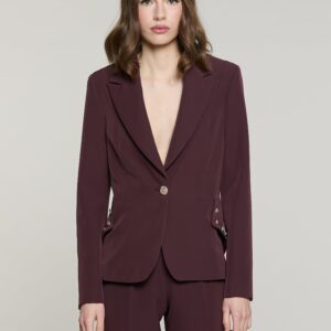 Blazer TURAN con botones - Burdeos ciruela