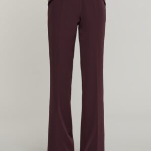 Pantalón MAKED con botones - Burdeos ciruela