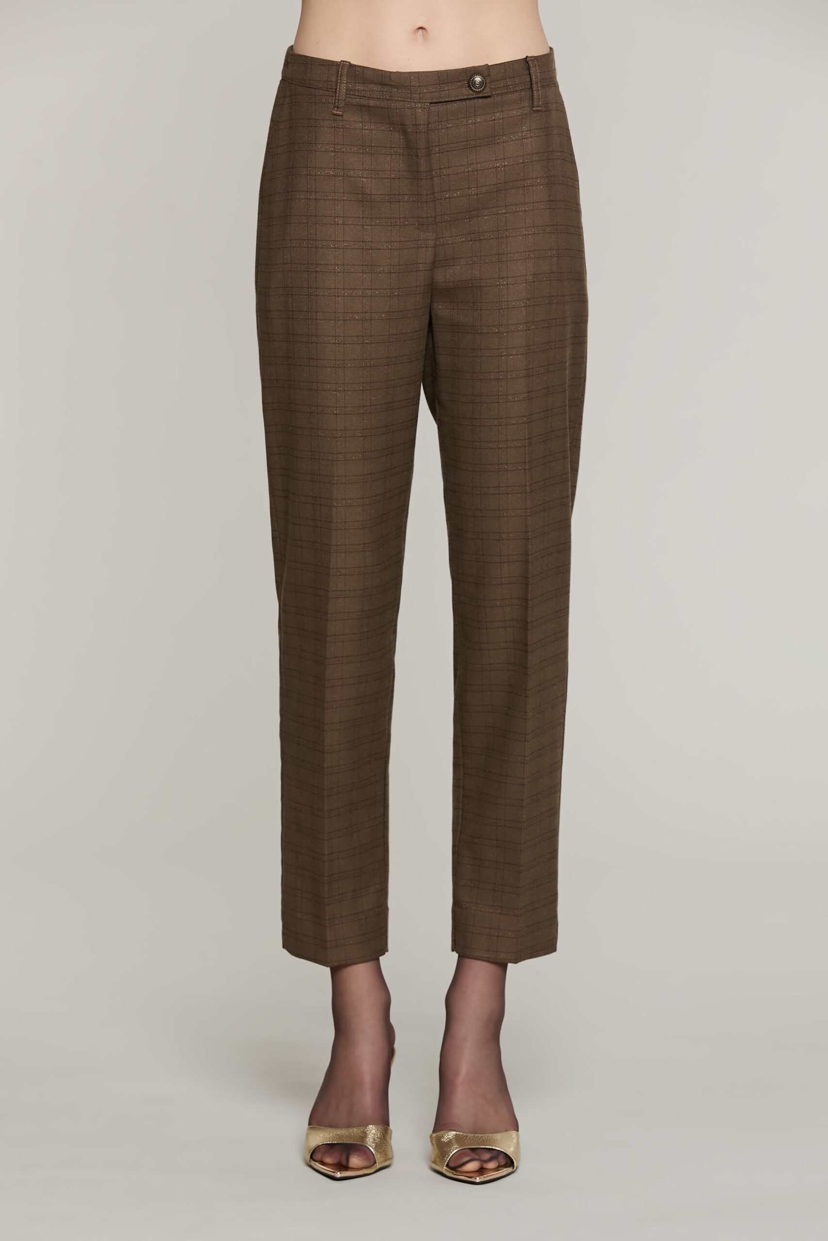 Pantalón OSTENDO_B de cuadros - Marrón de cuadros - Imagen 2