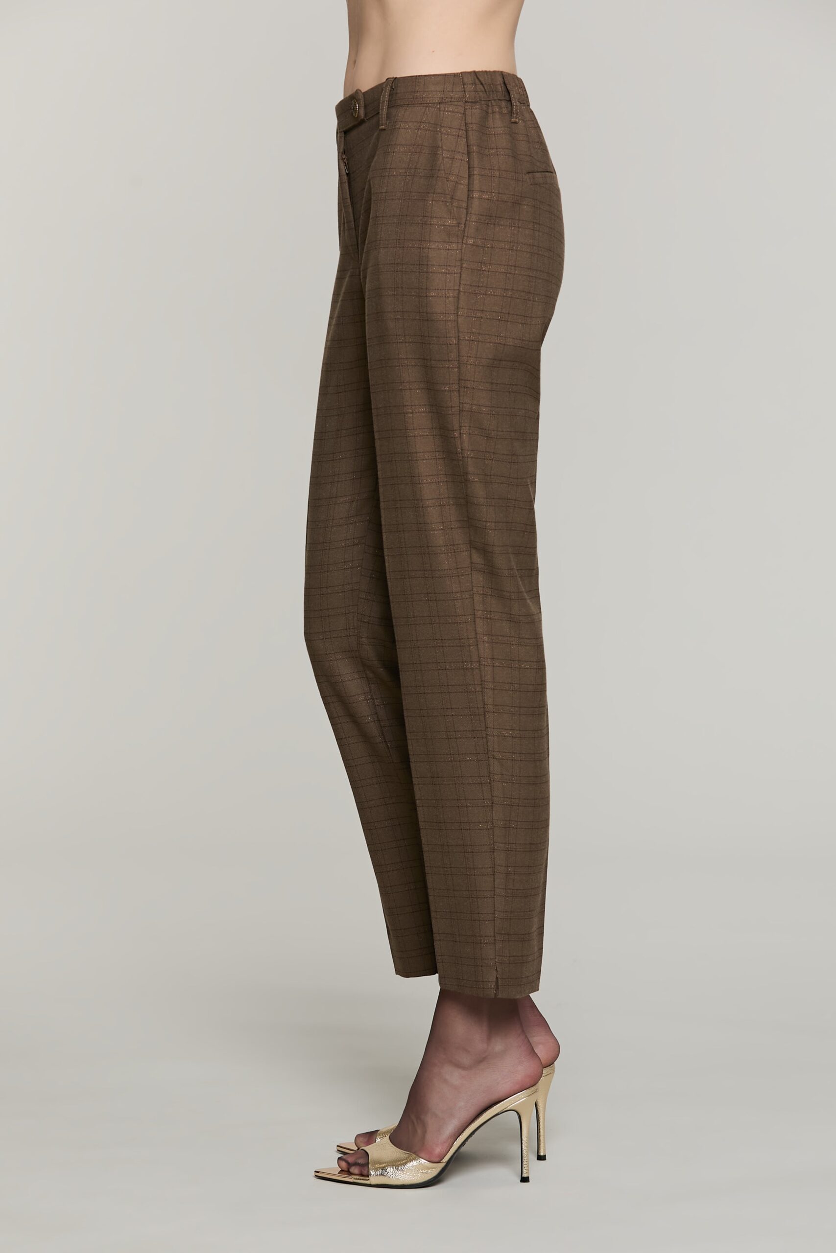 Pantalón OSTENDO_B de cuadros - Marrón de cuadros - Imagen 3